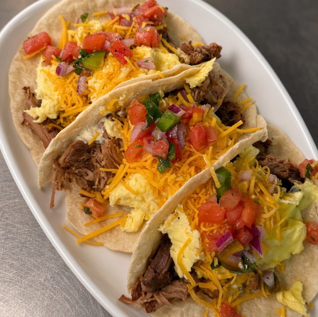Pork & Fork Tacos.