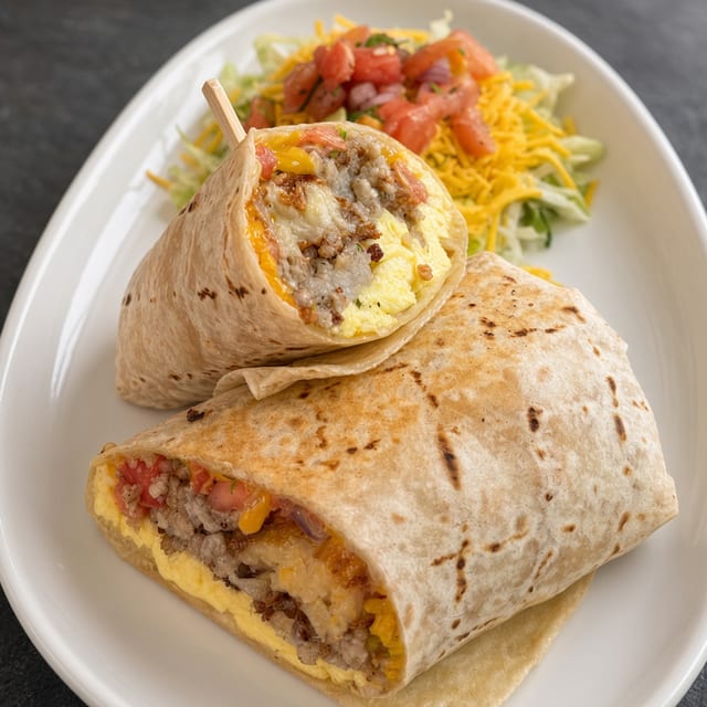 The Sausage & The Egg Burrito.