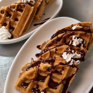 Kids Chocolate Drizzle Waffle