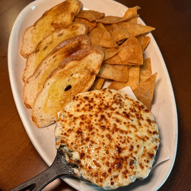 Spinach & Artichoke Dip.